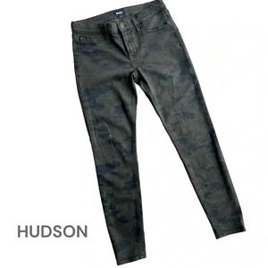 HUDSON | NWOT | KRISTA SUPER SKINNY CAMOUFLAGE JEANS | SIZE: 28